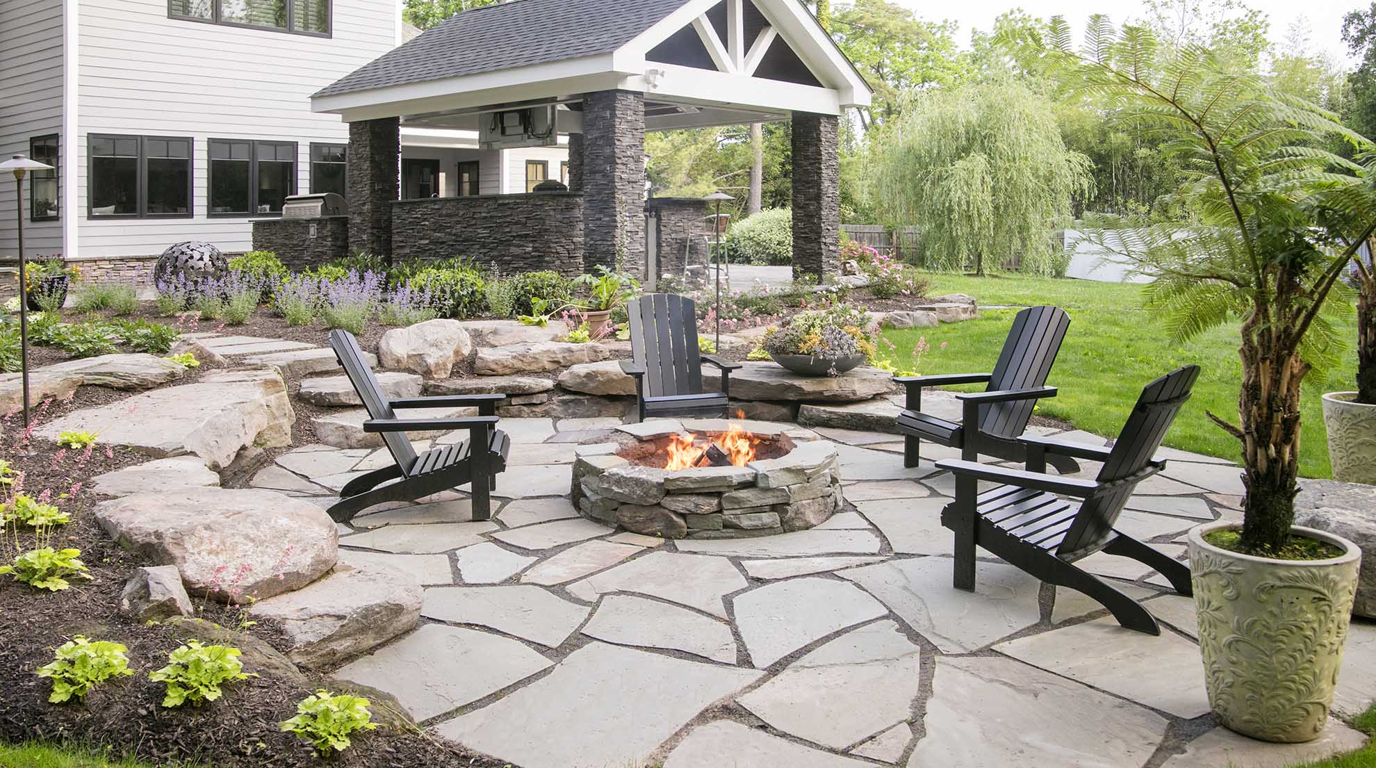 Fire pit online sitting