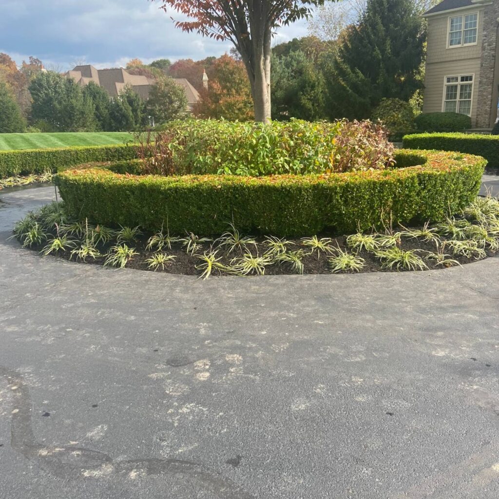 Flagpole landscaping deals pictures